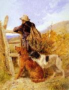 Richard ansdell,R.A. The Gamekeeper oil painting reproduction